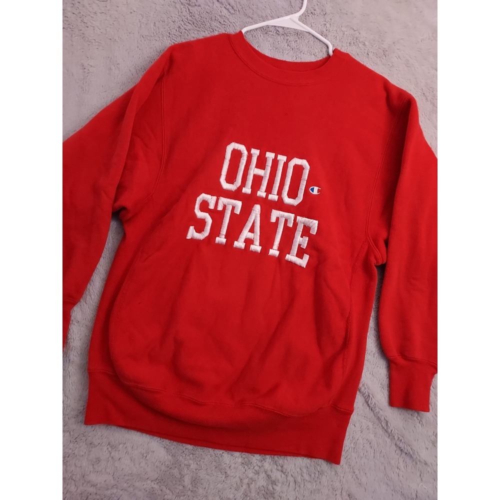 Vintage Ohio State Sweatshirt Men Extra Large Champion Reverse Weave Embroidered